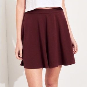 Hollister Burgundy Skater Skirt (unused)